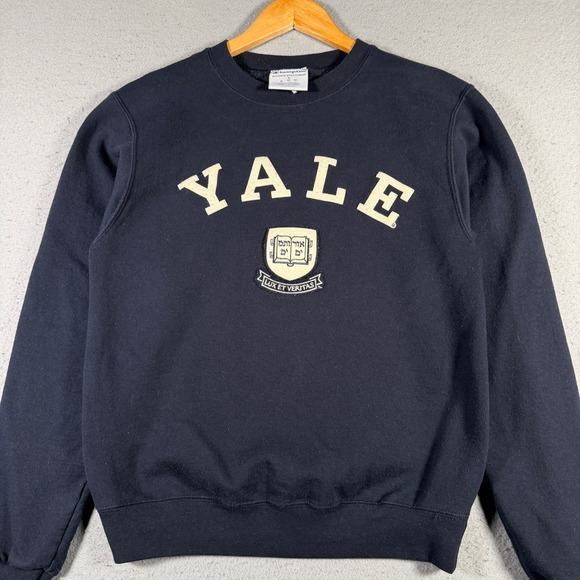 Champion Other - Champion Yale‎ University Crewneck Sweatshirt Navy Blue Small Mens Authentic